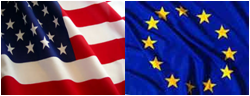 EU US Flags